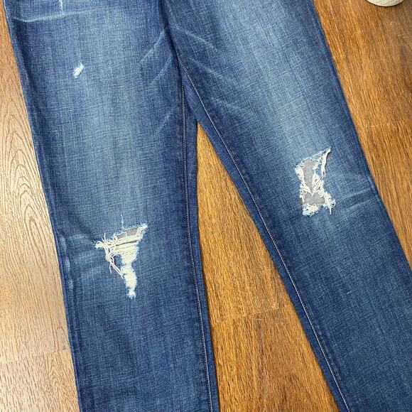 J Brand Jeans Aiden Flintlock Distressed Boyfriend Jeans Size 26/2 - Picture 5 of 12